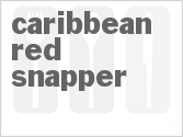recipe for caribbean red snapper