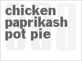 recipe for chicken paprikash pot pie