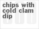 recipe for chips with cold clam dip