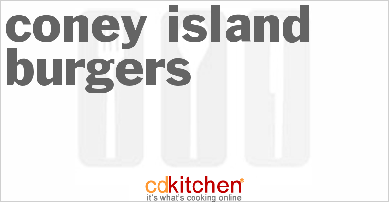 Coney Island Burgers - CDKitchen.com