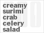 recipe for creamy surimi crab celery salad