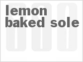 recipe for lemon baked sole