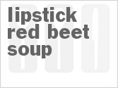 recipe for lipstick red beet soup