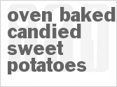 recipe for oven-baked candied sweet potatoes