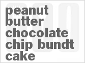 recipe for peanut butter chocolate chip bundt cake