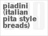 recipe for piadini (italian pita-style breads)