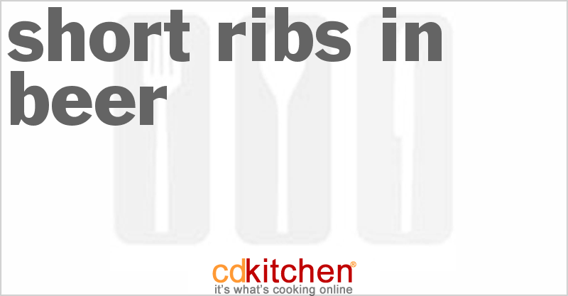 Short Ribs In Beer - CDKitchen.com