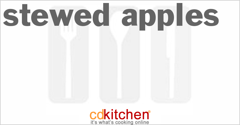 Stewed Apples - CDKitchen.com