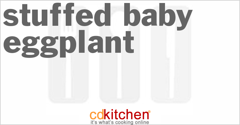 Stuffed Baby Eggplant - CDKitchen.com