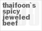 recipe for thaifoon's spicy jeweled beef