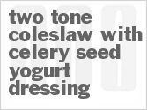 Two-Tone Coleslaw With Celery-Seed Yogurt Dressing image