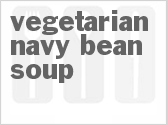 recipe for vegetarian navy bean soup
