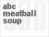 recipe for abc meatball soup