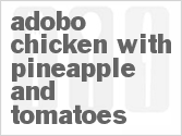 recipe for adobo chicken with pineapple and tomatoes