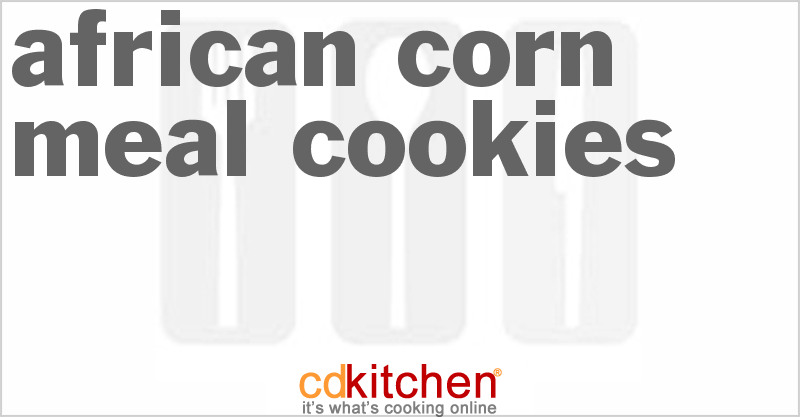 African Corn Meal Cookies - CDKitchen.com