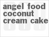 recipe for angel food coconut cream cake