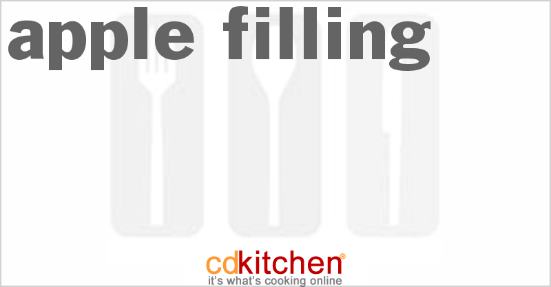 Apple Filling - CDKitchen.com