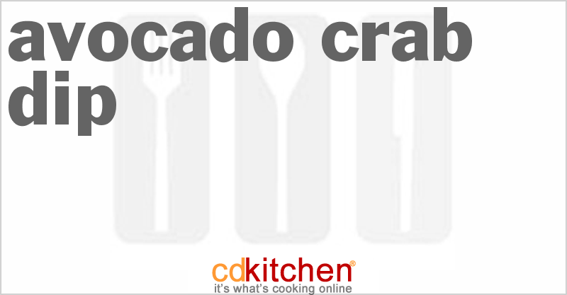Avocado Crab Dip - CDKitchen.com