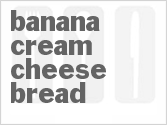 recipe for banana cream cheese bread