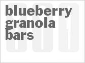 recipe for blueberry granola bars