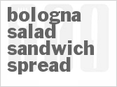 recipe for bologna salad sandwich spread