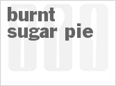 recipe for burnt sugar pie