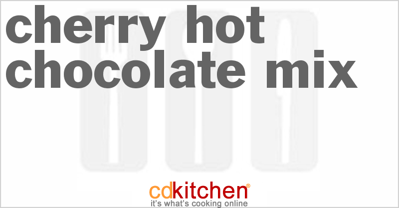 Cherry Hot Chocolate Mix - CDKitchen.com
