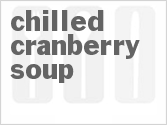 recipe for chilled cranberry soup