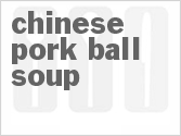 recipe for chinese pork ball soup