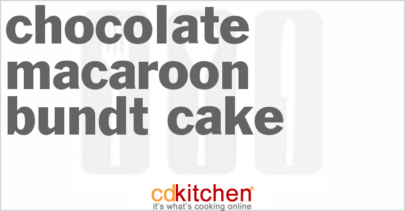 Chocolate Macaroon Bundt Cake - CDKitchen.com