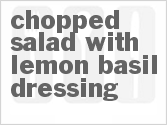 recipe for chopped salad with lemon basil dressing