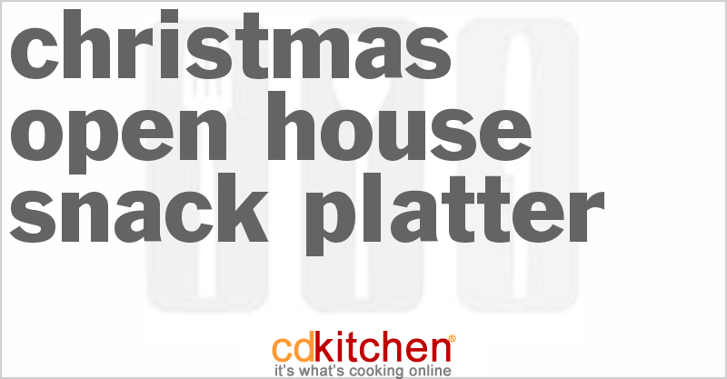 Christmas Open House Snack Platter - CDKitchen.com
