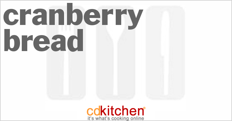Cranberry Bread - CDKitchen.com
