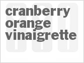 recipe for cranberry orange vinaigrette