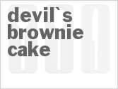 recipe for devil's brownie cake