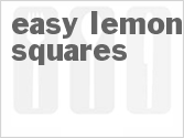 recipe for easy lemon squares