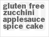 recipe for gluten free zucchini applesauce spice cake