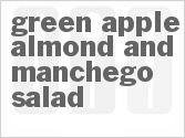 recipe for green apple almond and manchego salad