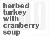 recipe for herbed turkey with cranberry soup