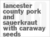 recipe for lancester county slow cooker pork and sauerkraut with caraway seeds