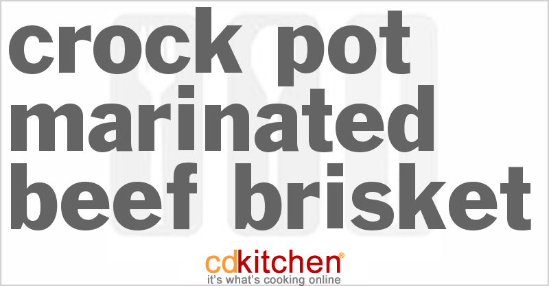 Marinated Beef Brisket - CDKitchen.com