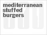 recipe for mediterranean stuffed burgers