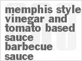recipe for memphis-style vinegar and tomato-based sauce barbecue sauce