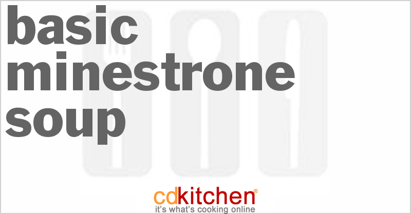 Basic Minestrone Soup - CDKitchen.com