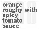 recipe for orange roughy with spicy tomato sauce