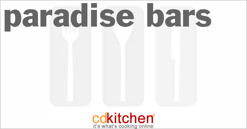 Paradise Bars - CDKitchen.com
