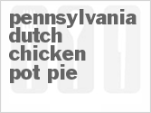 recipe for pennsylvania dutch chicken pot pie