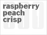 recipe for raspberry peach crisp