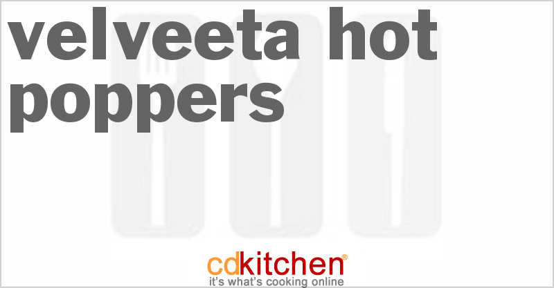 Velveeta Hot Poppers - CDKitchen.com
