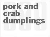 Pork And Crab Dumplings